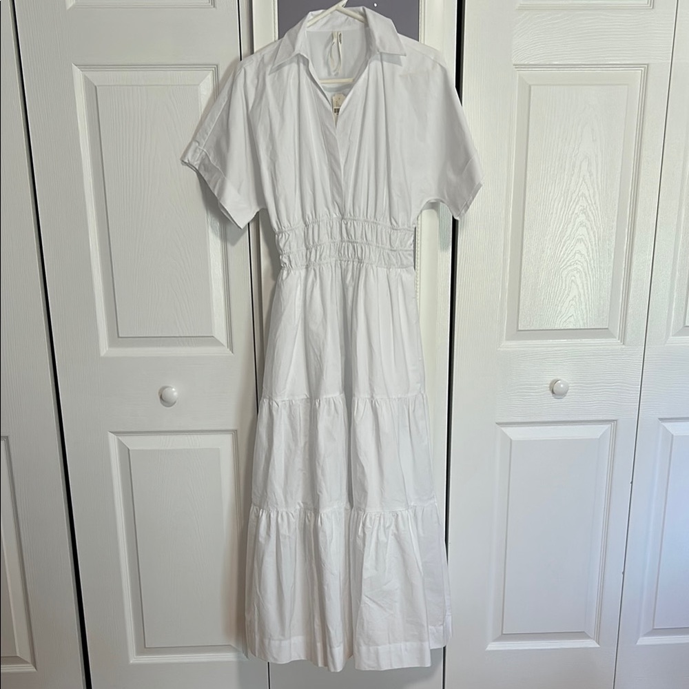 Anthropologie White dress